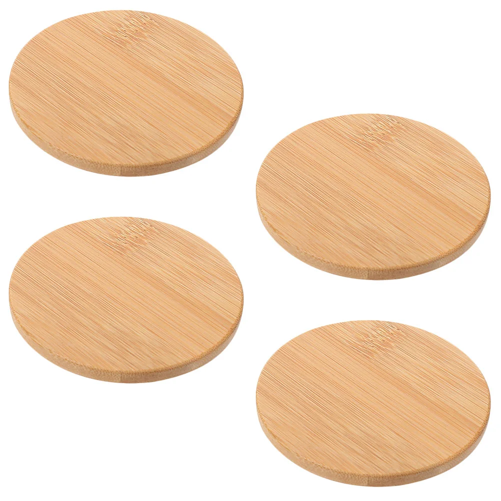 

4Pcs Stainless Steel Mug Lid Leak-proof Cup Lid Household Water Cup Lid Water Mug Sealing Cap