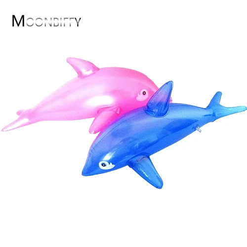 50cm Lovely Inflatable Dolphin Fish Beach Swimming Pool Party Children Toy Kid's Gift For Party Birthday Beach Deco 1