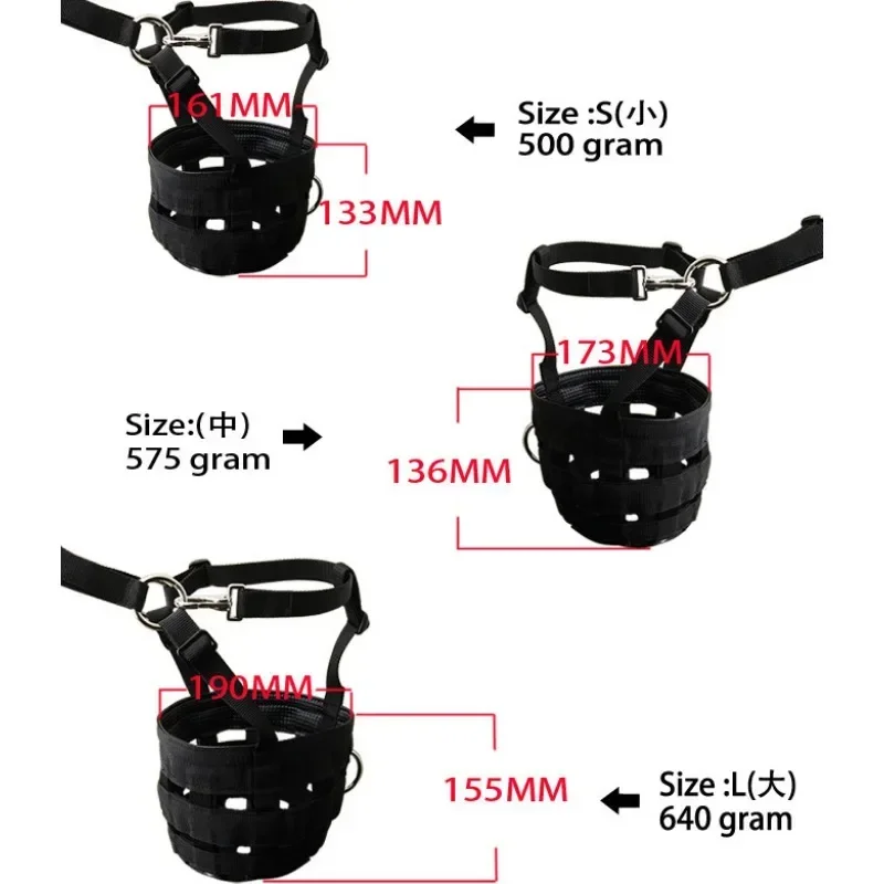 Nylon Horse muzzle With Adjustable Horse Halter Collar Overeating Prevention Harness Horse Cribbing Stall Chewing 5