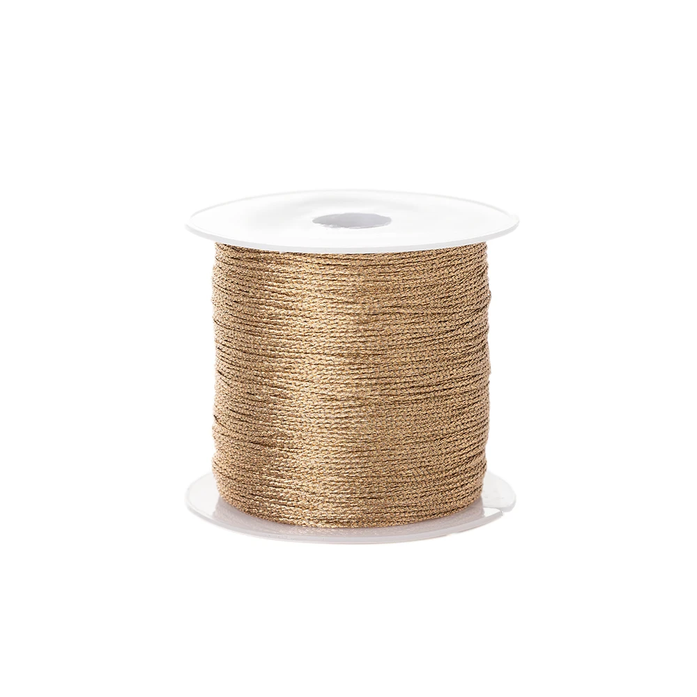 Premium 0.4mm Nylon Satin Cord - 50m for Jewelry Making, Beading, and Knot Crafting