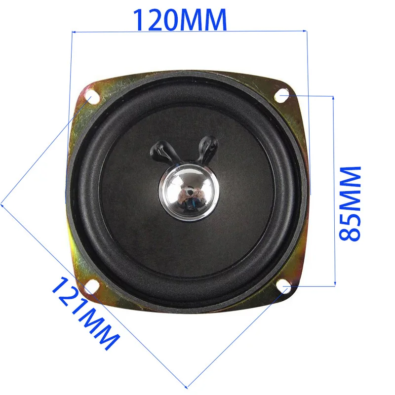 Tenghong 2pcs 5Inch Audio Speakers 120MM 4Ohm 5W Full Range Speaker Unit Horn For Outdoor Broadcast Keyboard Square Loudspeaker