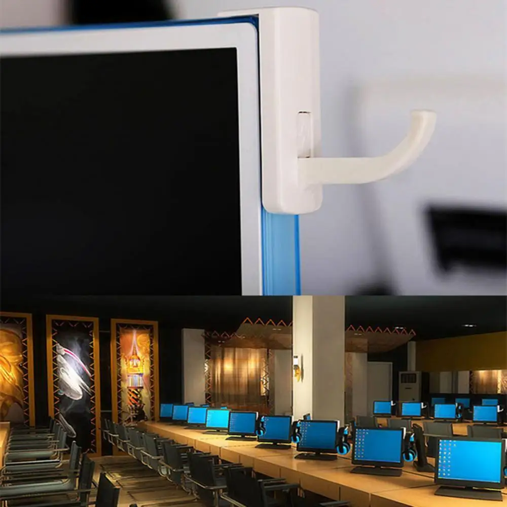 

Portable Universal Wall-Mounted Headphone Stand Bracket Holder PC Monitor Hook