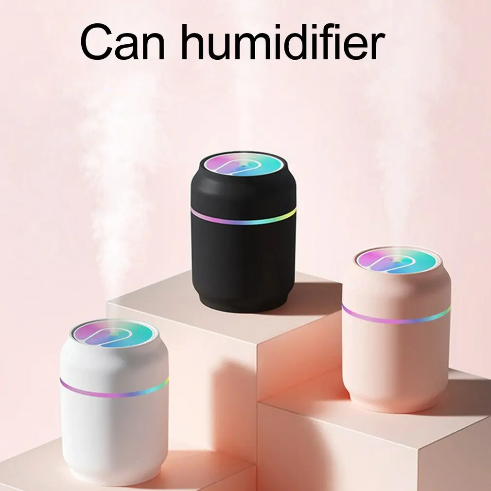 

Portable Humidifier USB Ultrasonic Dazzle Cup Aroma Diffuser Cool Mist Maker Air Humidifier Cleaner With Romantic Light