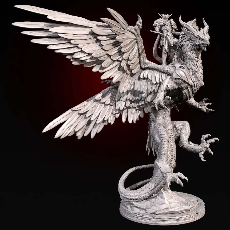 전체 높이 75mm 90mm 120mm 수지 군인 무색 및 자체 조립(3D 인쇄) TD-7279/3D