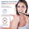 Sejoy Electric Toothbrush rechargeable With 8pcs Replacement Head Tooth Brush 6 Modes Clean Whitening Sonic Timer Toothbrush 6