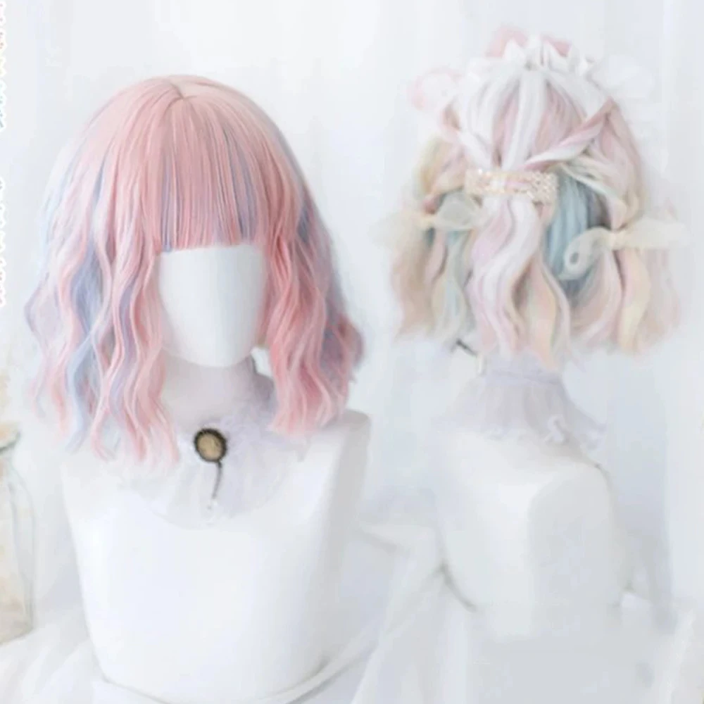 Synthetic Short Wave Wig for Women Daily Party