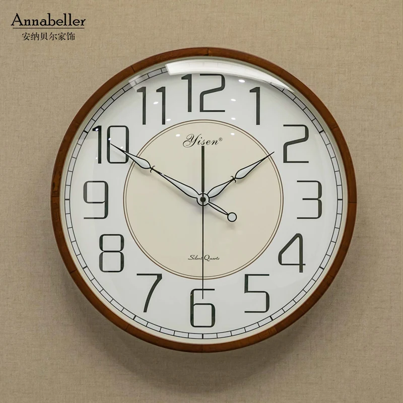 Large Wall Clock Silent Luminous Electronic Quartz Clocks A  