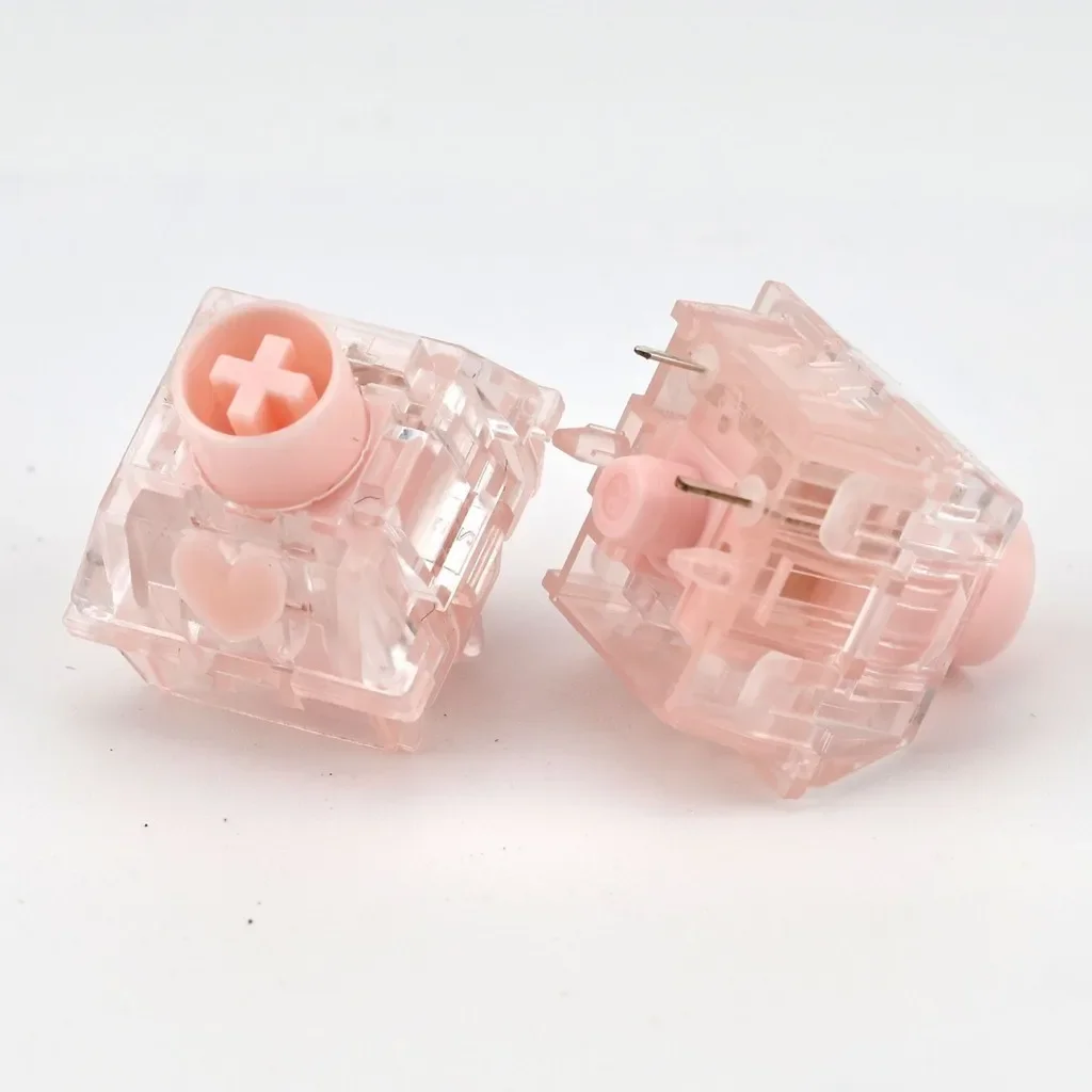 

TTC New Love Linear Switch V2 DIY Custom Hot Swap Full Switch Micro Pink Switch Mechanical Keyboard Switches