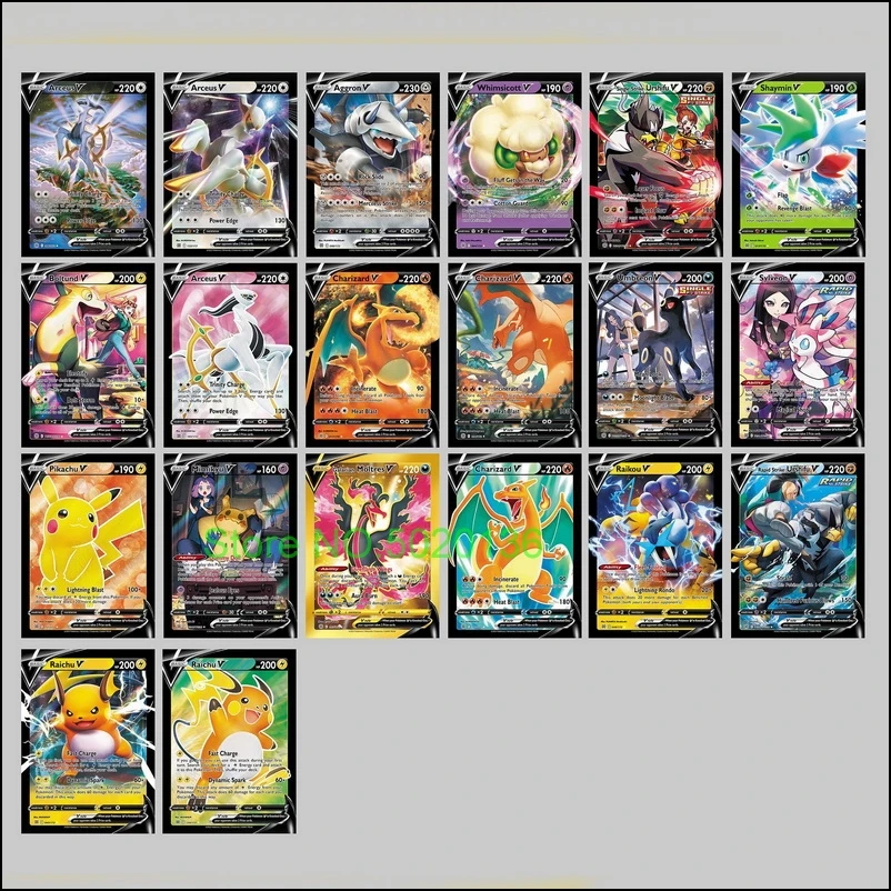 54 Pcs English V Pokemon Cards Brilliant Stars Booster Box V Max