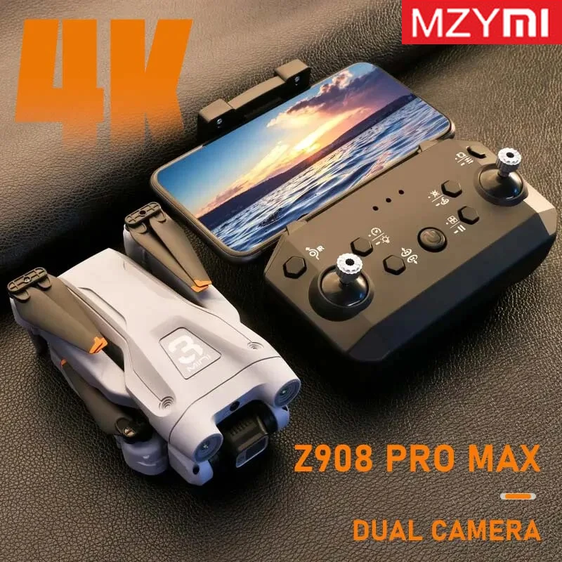 

MZYMI Z908Pro Max Drone 4K ESC Professional WIFI FPV Dron Obstacle Avoidance Brushless Four-Axis Folding RC Quadcopter Toys Gift