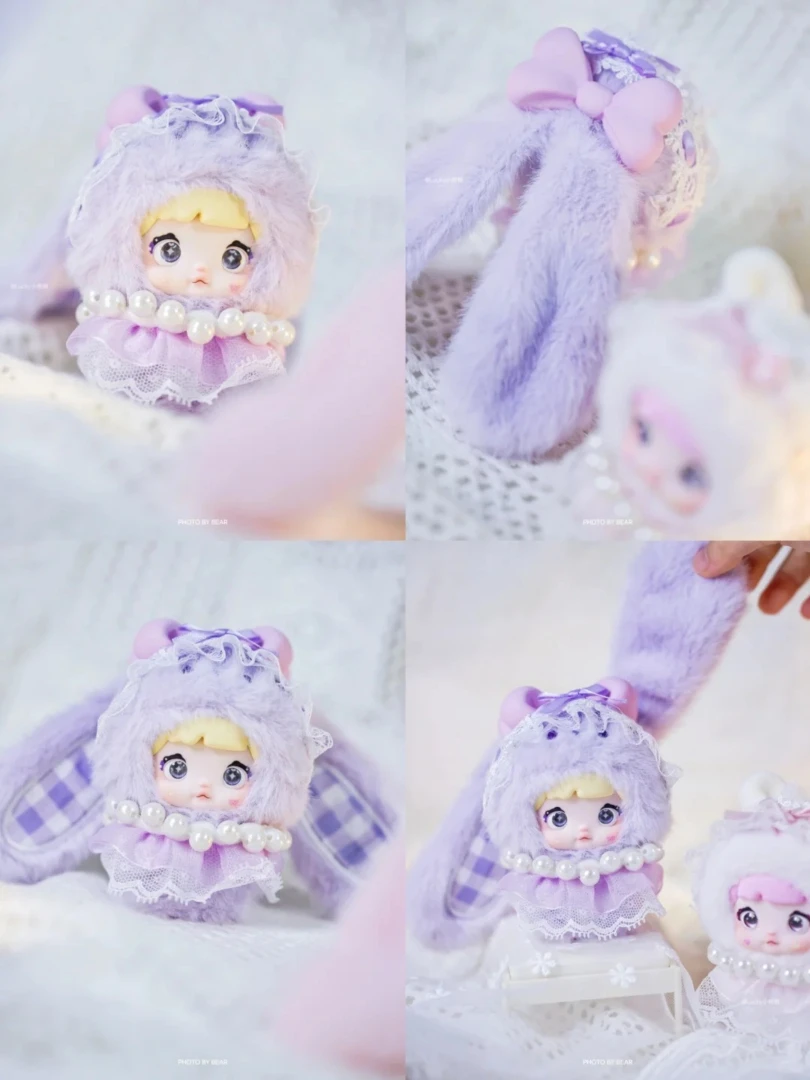 New Hitoy Sure Fun Nommi Baby Sweetheart Bunny Trendy Blind Box Toys Ornament Decoration Bag Pendant Trend Surprise Girl Gift