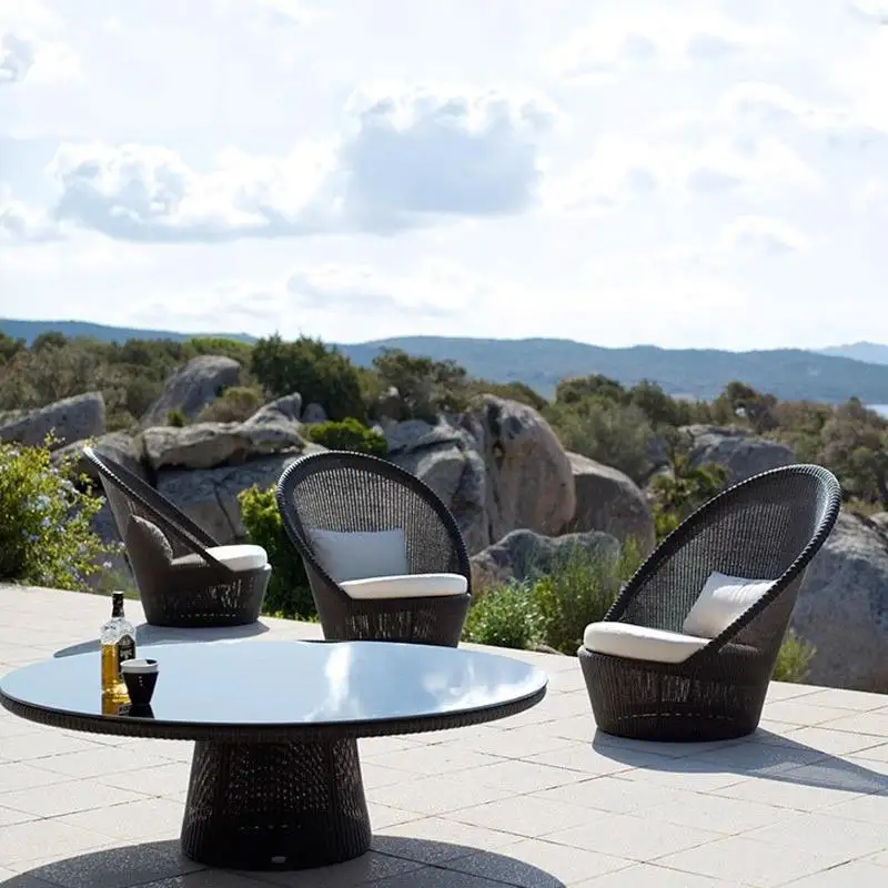 

Garden Patio Furniture UV Resistant Webbing Sofa Set