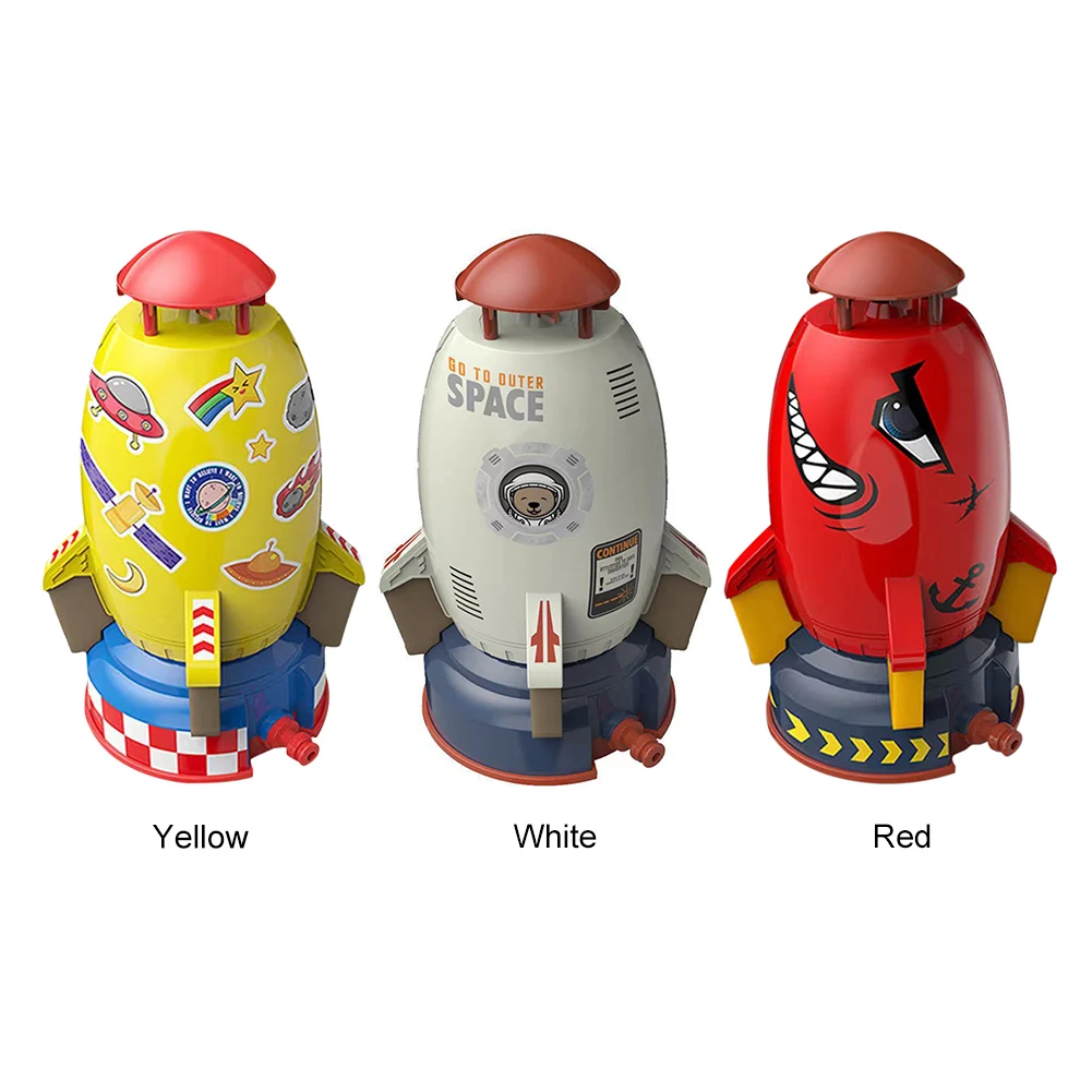 Flying Rocket Launcher Sprinkler Missile Eject Into The Air Sprinkle Water Children's Outdoor Beach Water Toys Summer Game