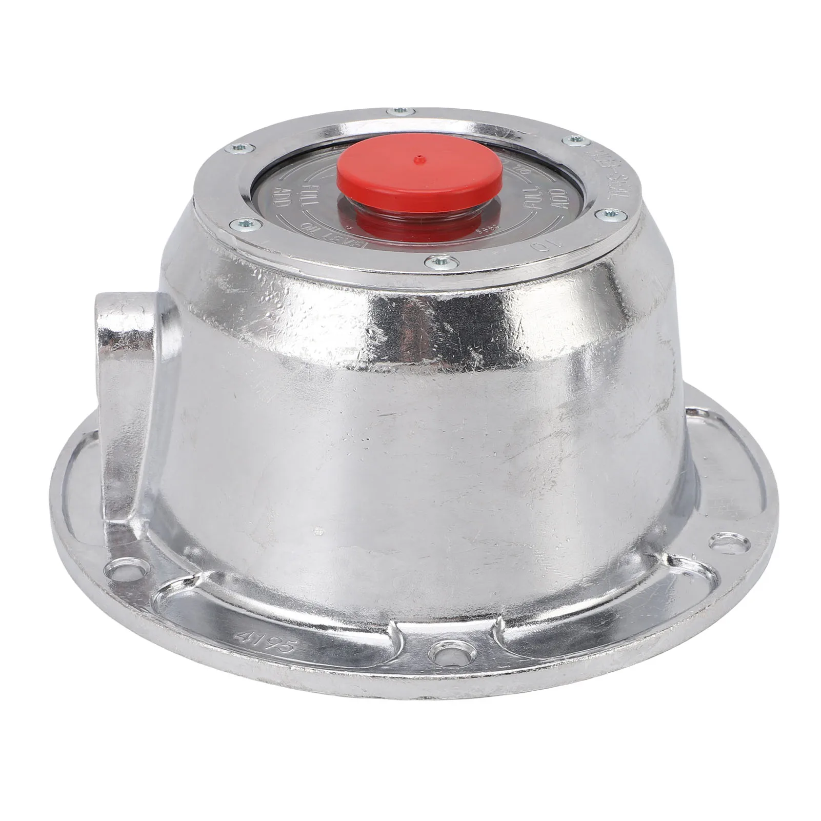 343-4195 High Strength Abrasion Proof 6 Bolt Holes Trailer Hubcaps Strong Sealing with Rubber Plugs and Gasket for Trailer Axle