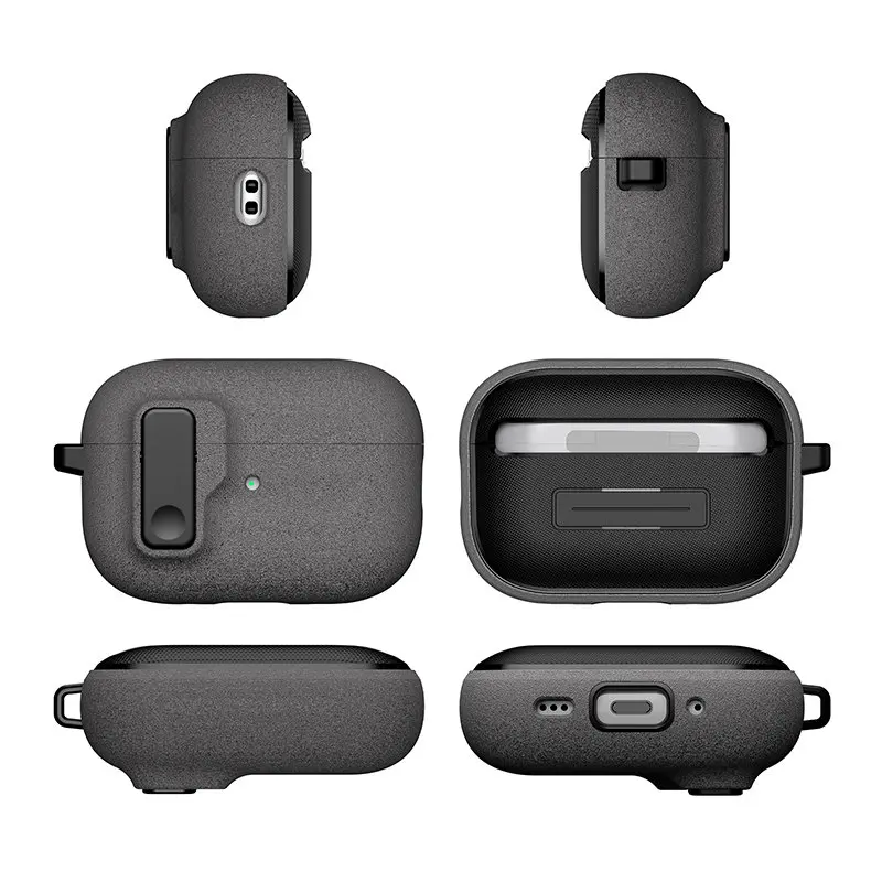 Shockproof Locking Case with Lanyard and Keychain