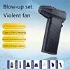 X6 Mini Turbo Jet Fan 53M/S Portable Turbo Fan 140000RPM Jet Turbo Blower Brushless Motor Handheld Duct Fan Cleaning Tool Type-C 1