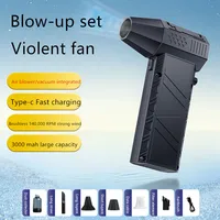 X6 Mini Turbo Jet Fan 53M/S Portable Turbo Fan 140000RPM Jet Turbo Blower Brushless Motor Handheld Duct Fan Cleaning Tool Type-C 1