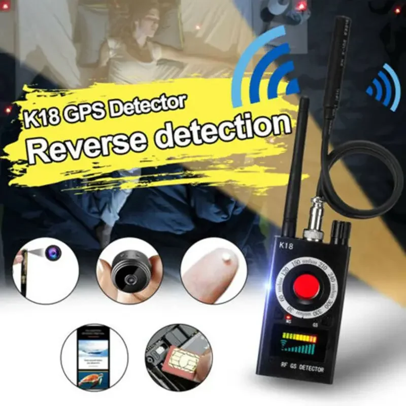 K8 Camera Detector Anti-Spy Hidden Camera Detector Multi-function GSM Audio Bug Finder GPS Signal RF Tracker Detect Spy Device