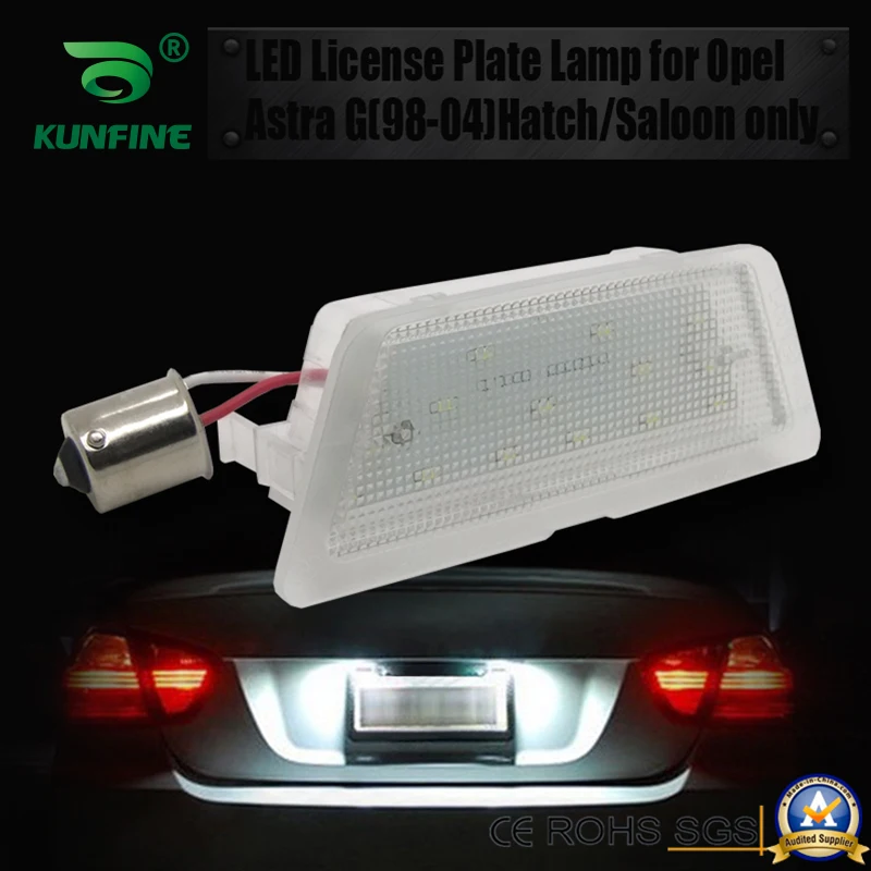 Car Led Number License Plate Light Led License Lamp For For Opel Astra G 1998-2004 Hatch Saloon Only