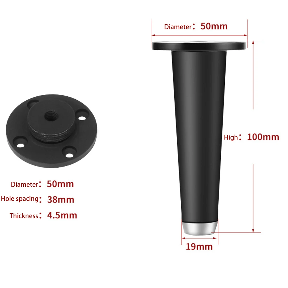 

1pcs Space Aluminum Alloy Furniture Legs 10/15/20/25CM Adjustable Table Feet For Cupboards Sideboards Buffet Table Footstool