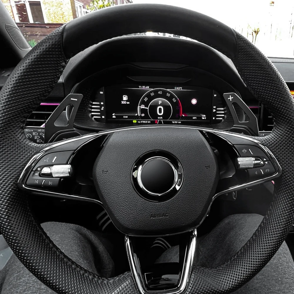 Car Steering Wheel Shift Paddle Extend Shifters Sticker DSG Gear