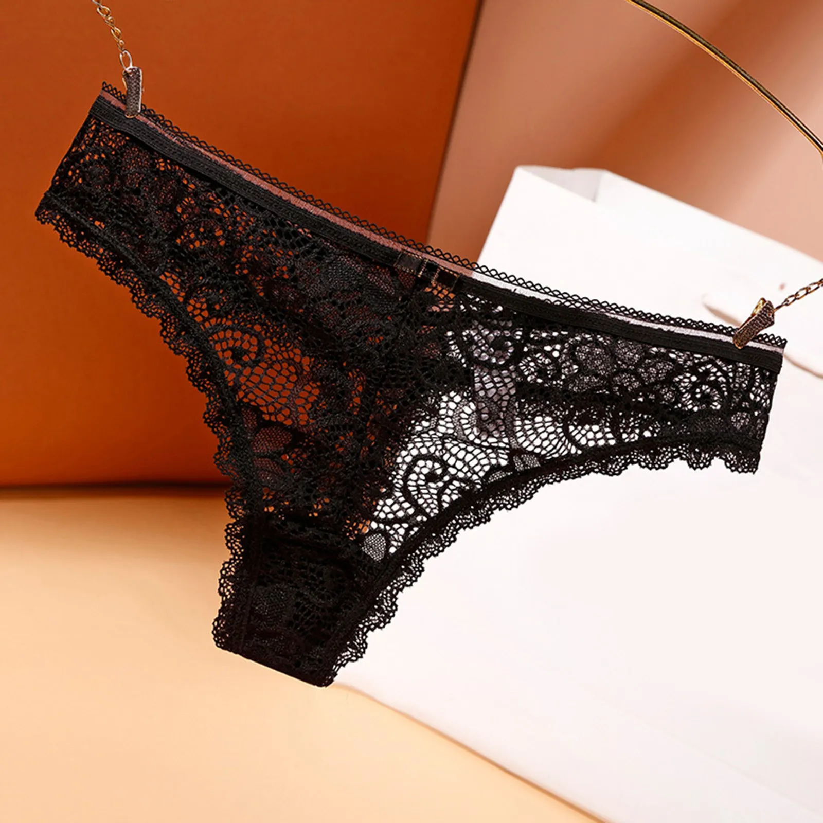 Hollow Out Lace Underwear Women Thong Seamless Cotton Bikini Panties Lace  Soft Hipster Panty Stretch Full Briefs трусы женские