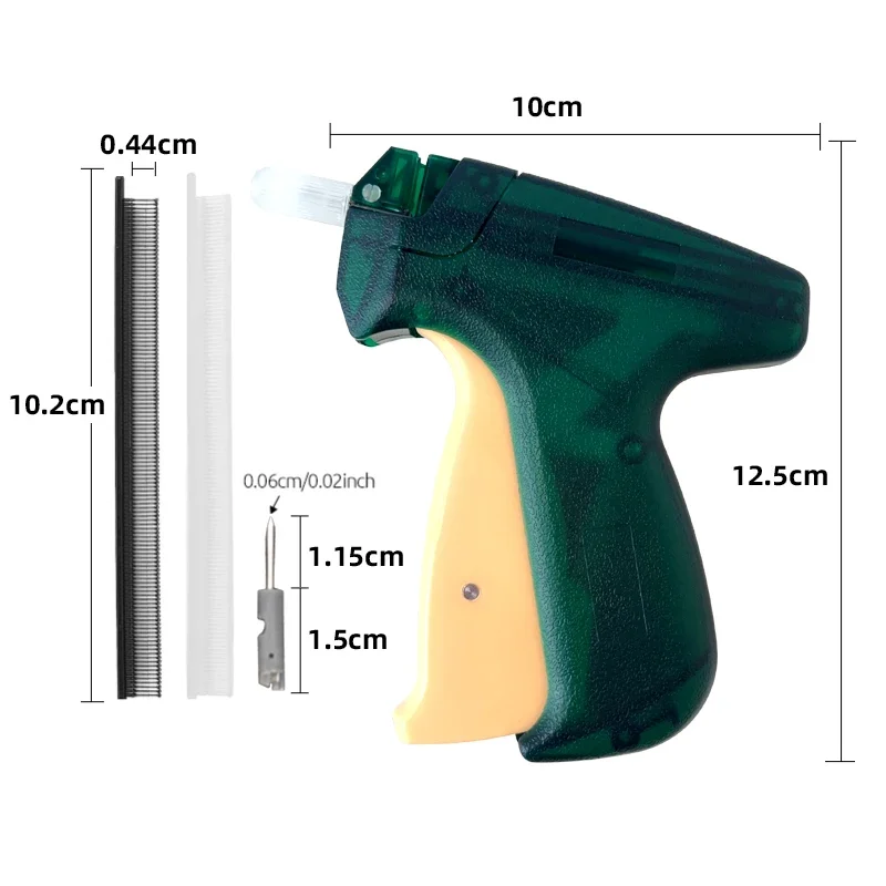 Mini clothing sewing tool stitch gun kit for clothes micro tag gun fine sewing tool speedy clothing fixer with needle fasteners multi color