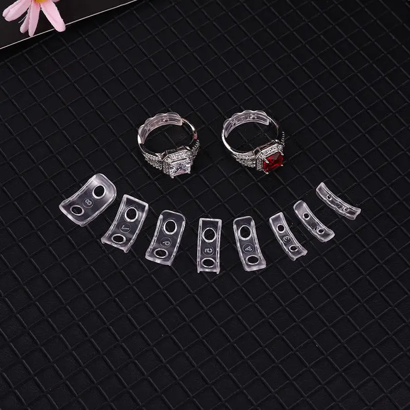 Jewelry Tools Spiral Based Ring Size Adjuster 4pcs/Set Ring Adjuster  Invisible Transparent Tightener Resizing Tool Jewelry Guard - AliExpress