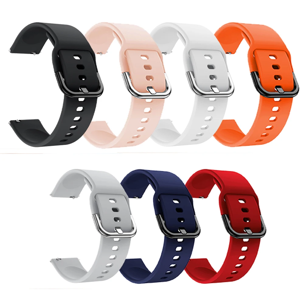 22 20 مللي متر حزام سيليكون ناعم لساعة سامسونج جال...