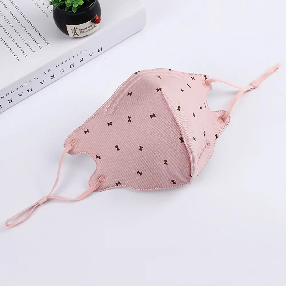 

Anti Dust Sweet Men Winter Mouth Muffle Anti-fog Cloth Mask Bow Face Mask Mouth Mask Face Cover