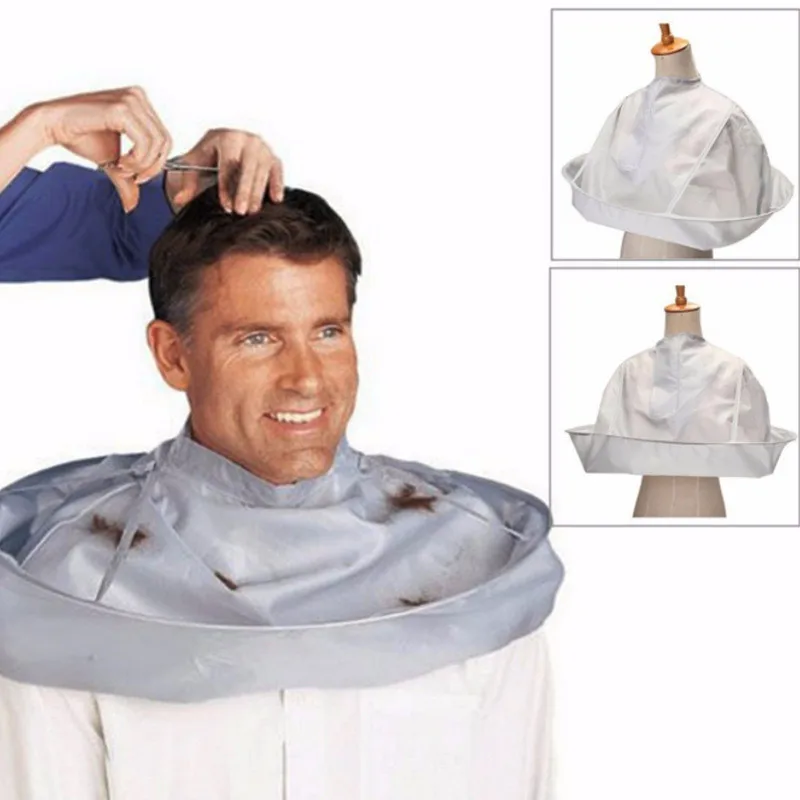 1pc DIY Hair Cutting Cloak Umbrella Cape Cutting Cloak Wrap Hair Shave Apron Barber Gown Cover Household Cleaning Protector haircut cape hairdressing cape beauty salon apron hairdressing bibs