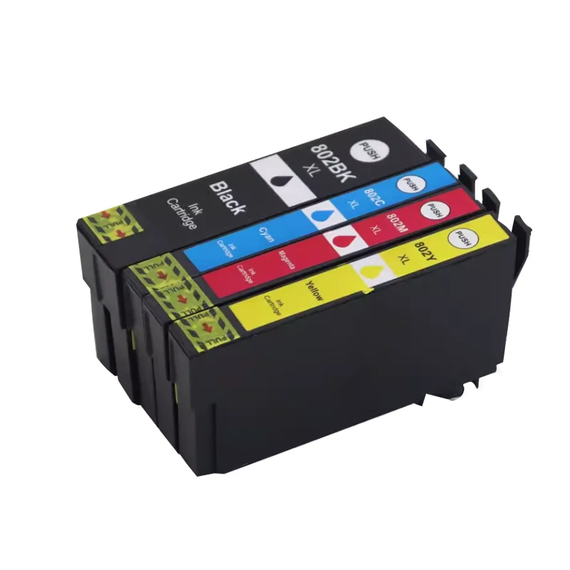 1 комплект чернильных картриджей T802, совместимых с Epson (art.: 3920c7d91e6ec) - 3920c7d91e6ec