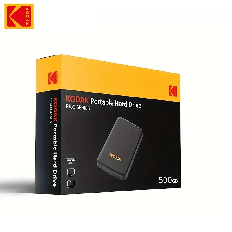 KODAK 2.5'' Portable External HDD USB3.0 High Speed 5Gbps