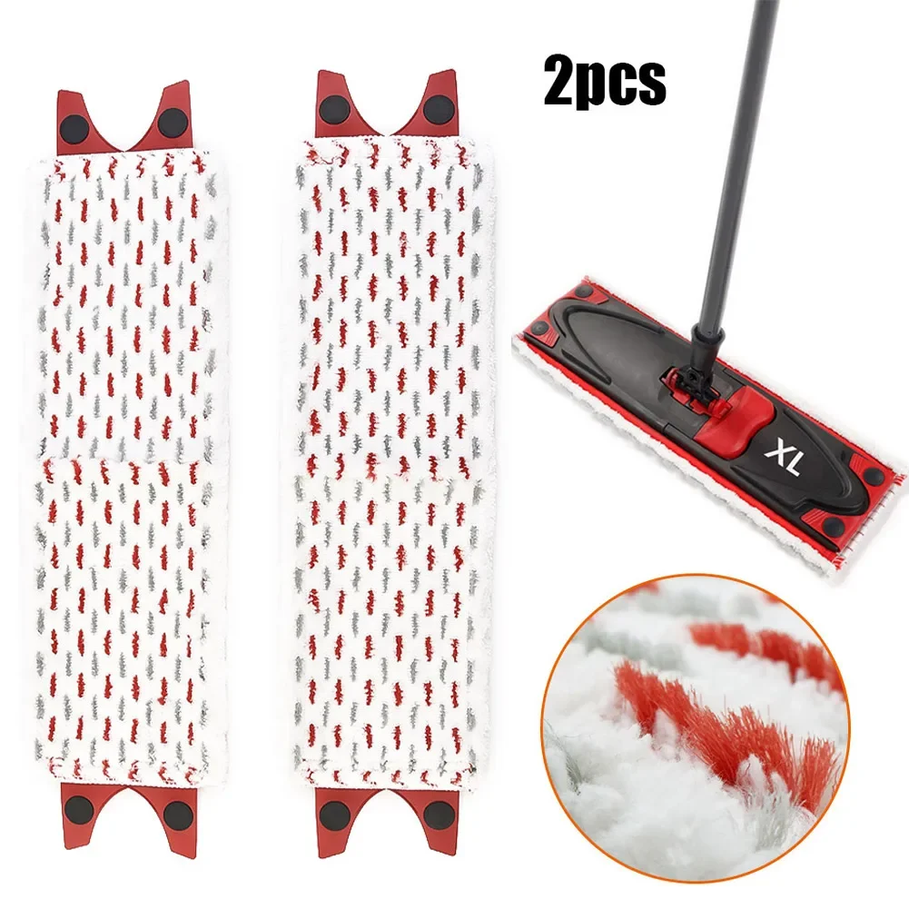2 Pezzi Riutilizzabile In Microfibra Mop Head Sostituire Panno Di Pulizia Per Vileda Ultramax Ultramat Turbo Xl Turbo Vacuum Mop 2 In1 Mop Cover