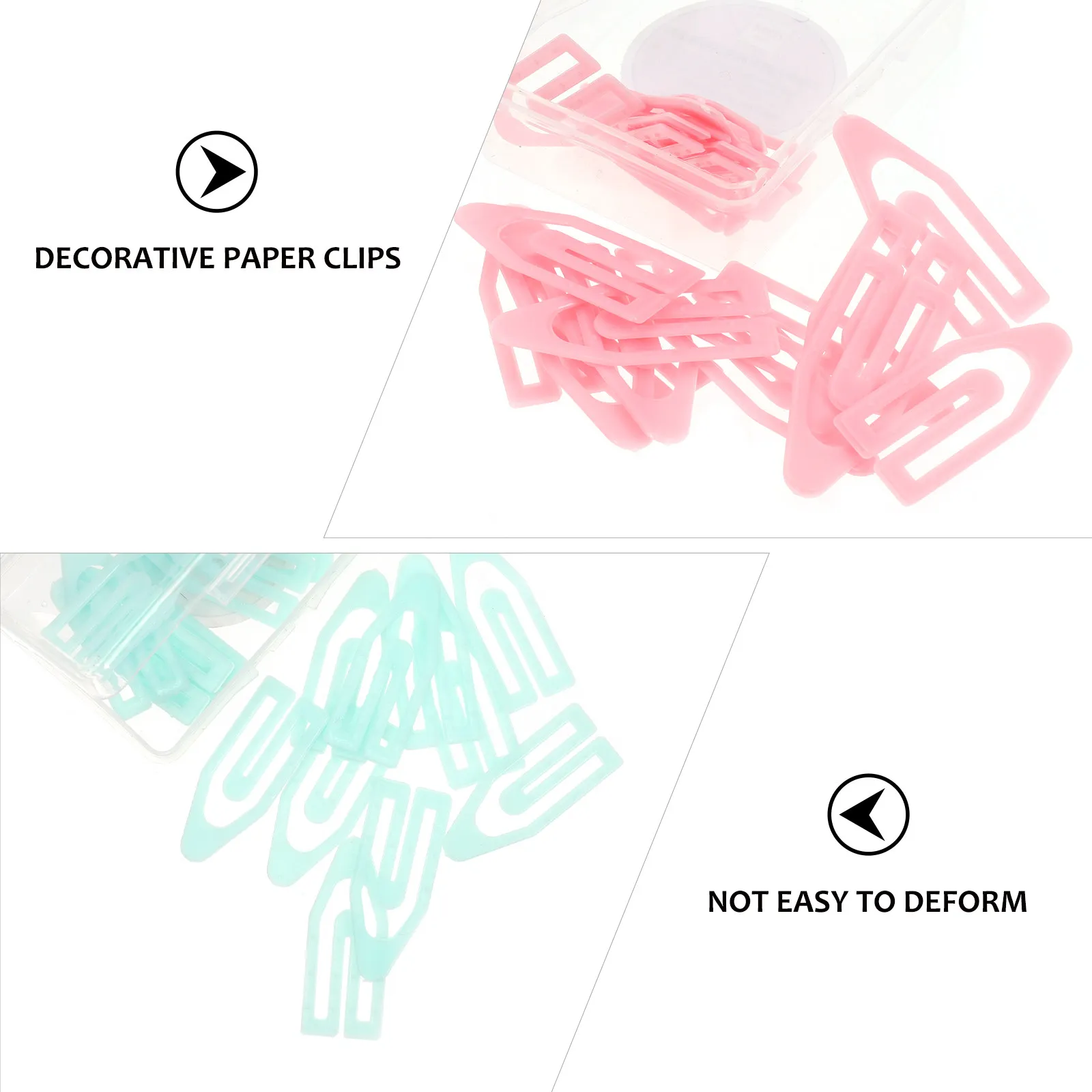 1세트 보트 모양 종이 클립 파일 문서 사진 메모용 창의적이고 세련된 정리용 클립 다양한 색상