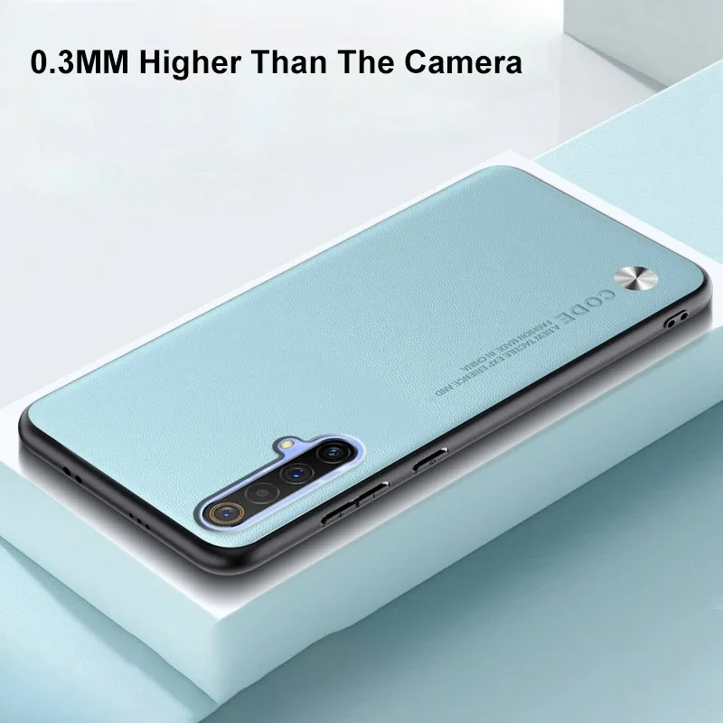 Luxury Leather Shockproof Phone Case - Protective Silicone Cover
