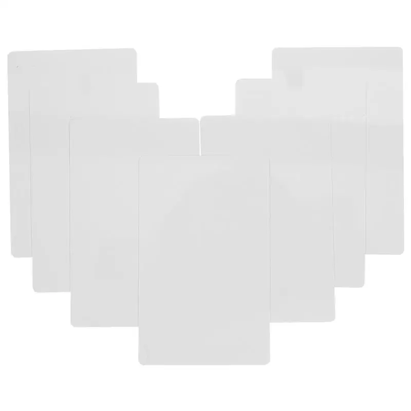 Aluminum Alloy Business Cards Transfer Sublimation Blank Metal Name Customer Engraved Card 100pcs business cards