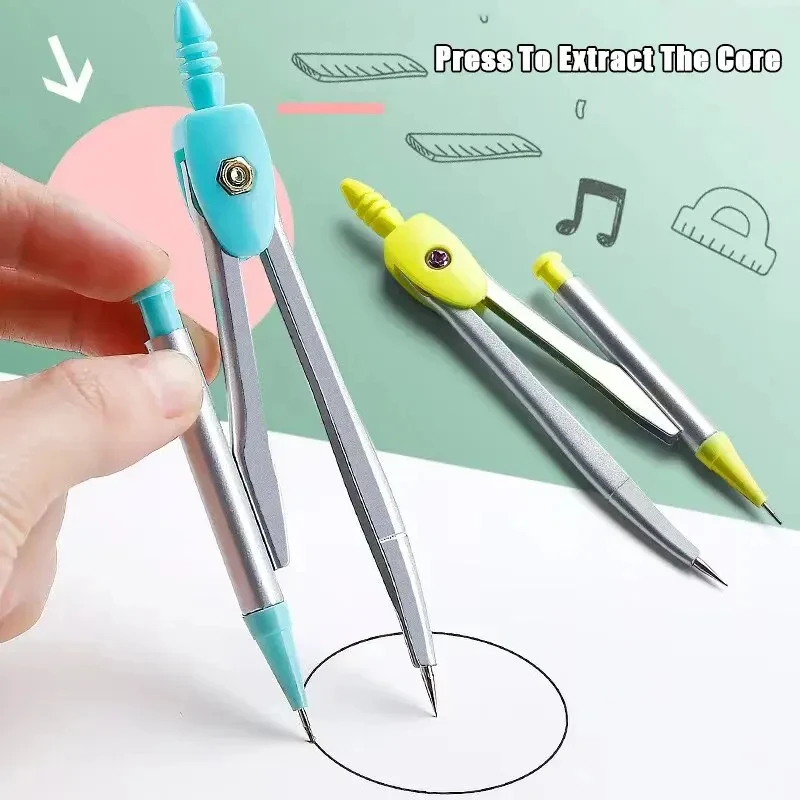 7Pcs/Set Ruler Compass Pencil Set Geometry Math Student Drawing Stationery Mathematical for Boy Girl Gift Kawaii School Supplies drafting set mathematical rulers set drawing tool set
