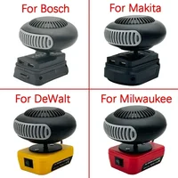 Ventilateur portatif de ventilateur de ventilateur d'air chaud de puissance électrique au Lithium vent chaud et froid double Mode pour Makita pour Bosch pour DeWalt pour Milwaukee 2