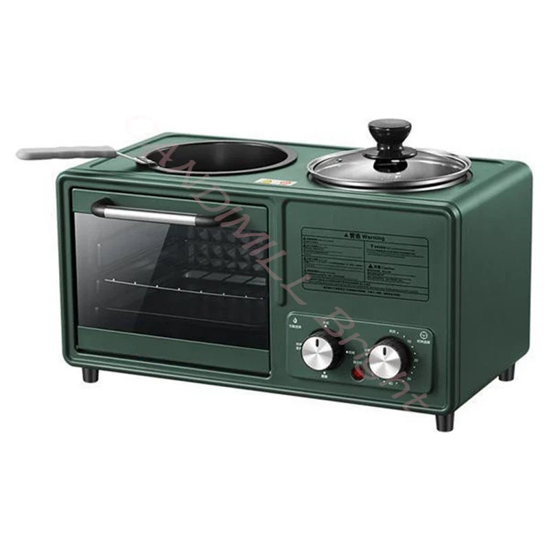 Multifunctional Electric Oven Household Breakfast Machine Bread Pizza Breakfast Machine Toaster Frying Pan Kitchen Tools 3