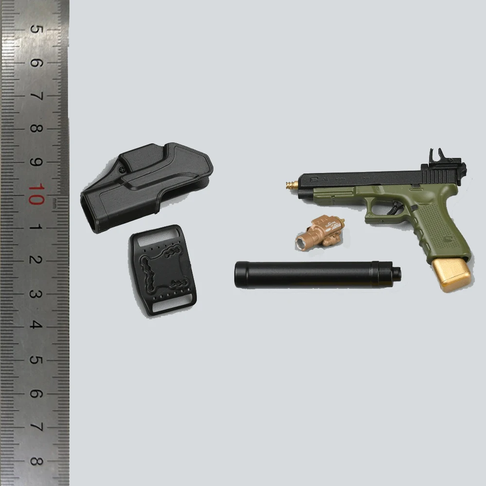 

EASY&SIMPLE ES 1/6th 06031 Mini Toys Doom's Day Model F G34 Pistol Holster Model PVC Material For 12inch Action Figure