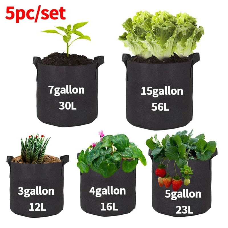 https://ae01.alicdn.com/kf/Se25886fbd307422a956737b0a15dbda6n/5pcs-3-4-5-7-Gallon-Grow-Bags-Fabric-Felt-Planter-Flower-Planting-Pots-Garden-Vegetable.jpg