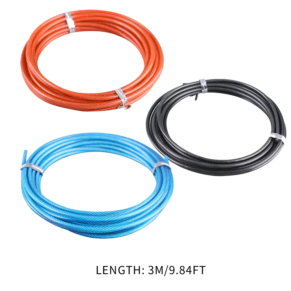 3 m Steel Wire for Jump Ropes Spare Rope Replaceable Wire Cable Metal Speed Skipping Rope Accessories Fitness Equipments jump rope