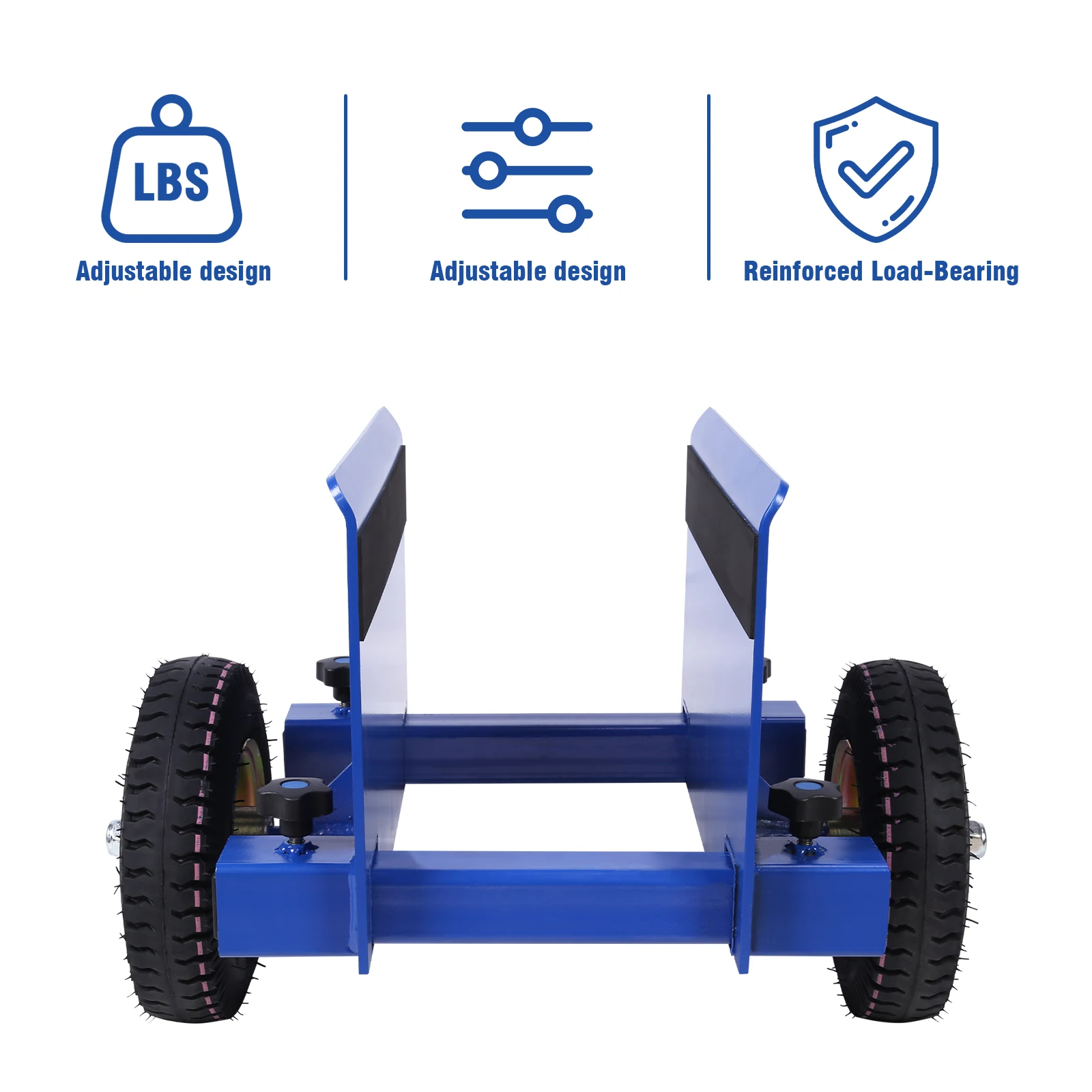 Adjustable Panel Transport Cart Heavy Duty 250KG Capacity Anti Scratch Inflatable Tires for Drywall Stone Glass Lumber Doors