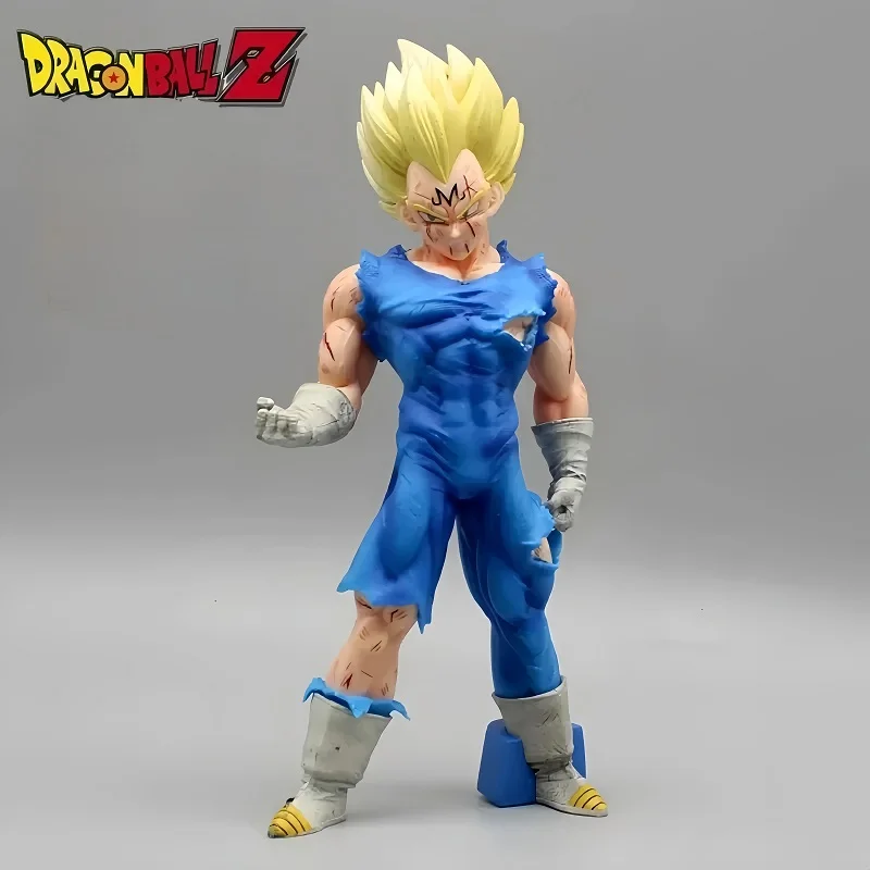 

Bandai 20cm Dragon Ball Figures Majin Vegeta Battle Damage Anime Figures Vegetagk Sky Pvc Action Model Collection Toys Gift