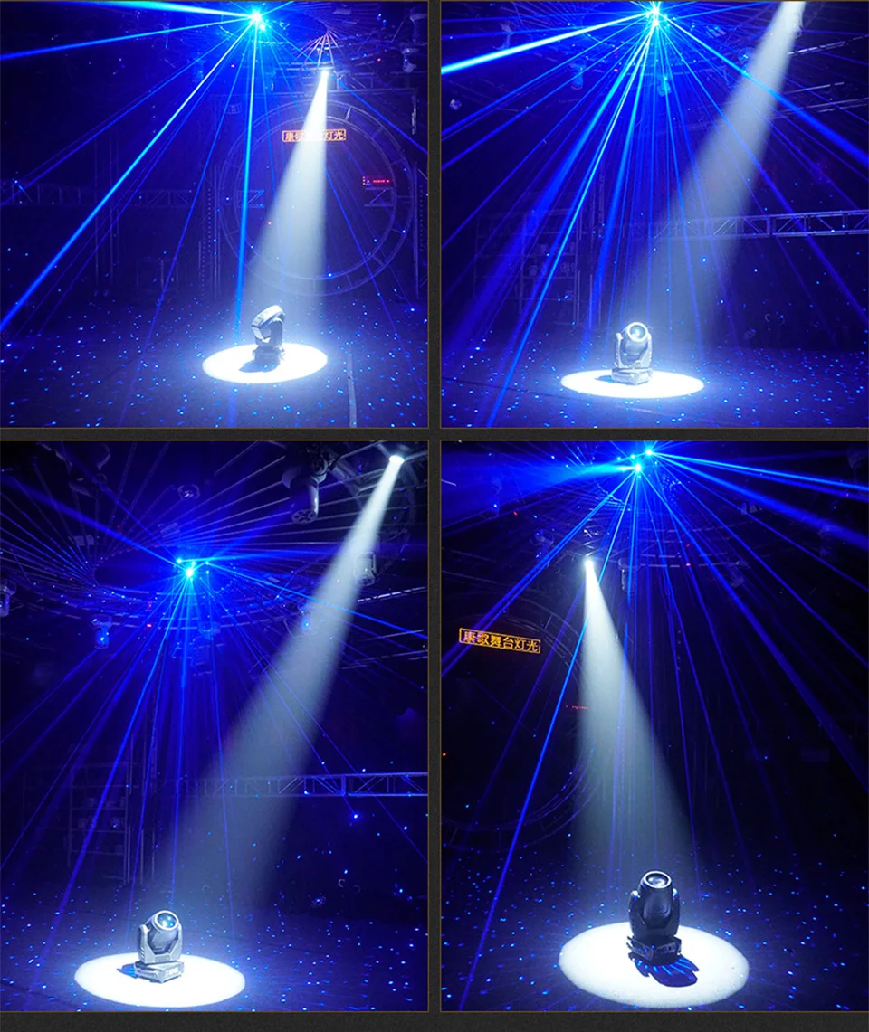 RGB DJ Laser Light Disco Stage Lighting Effect DMX Controller Full Color Stars L