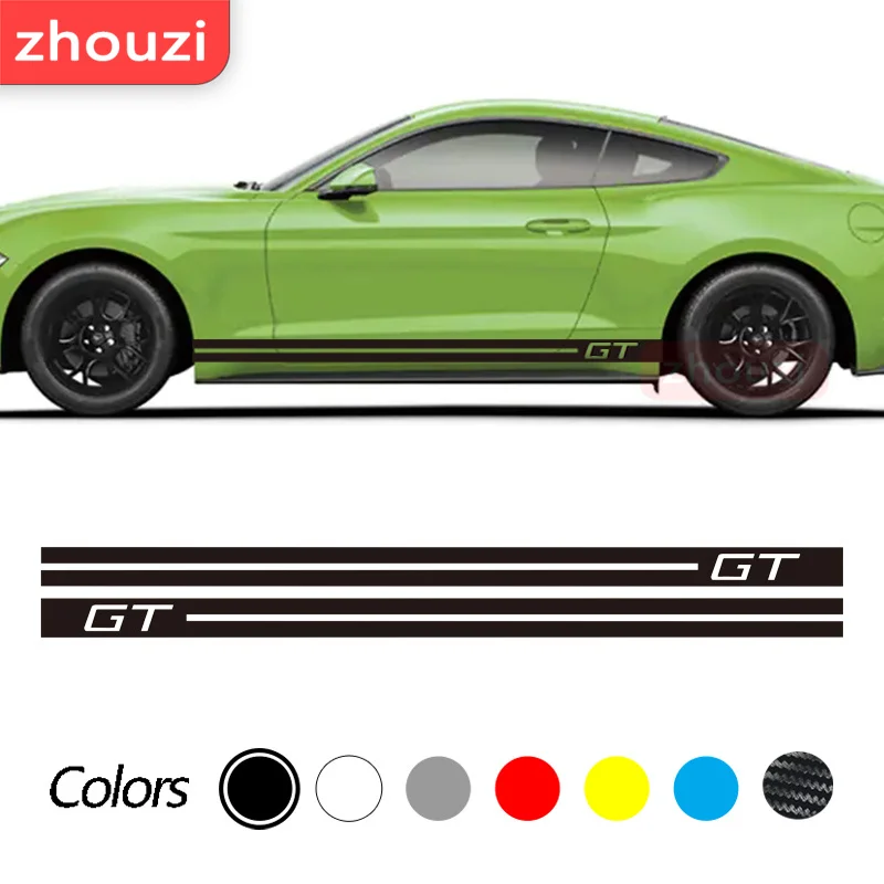 Calcomanía "Supercharged" Para Mustang GT - Vinilo Blanco Brillante, 23.5 X 1.5 Pulgadas