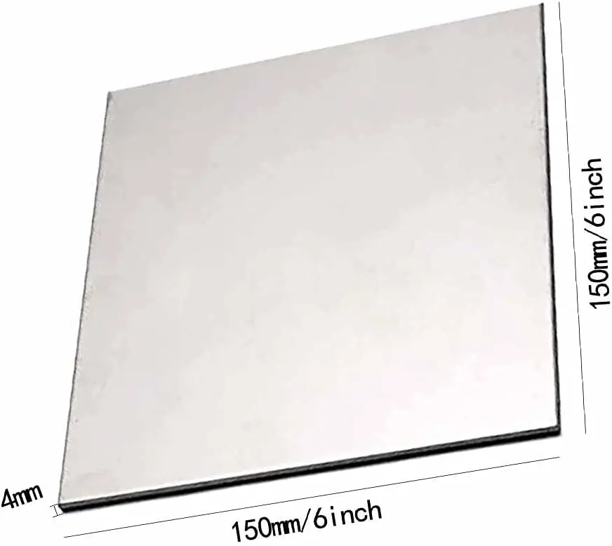 1pcs 0.3mm-4mm Thickness Titanium Ti Plate Sheet 100X100/100X150/150X150/200X200 with High Hardness draining tool titanium plate sheet