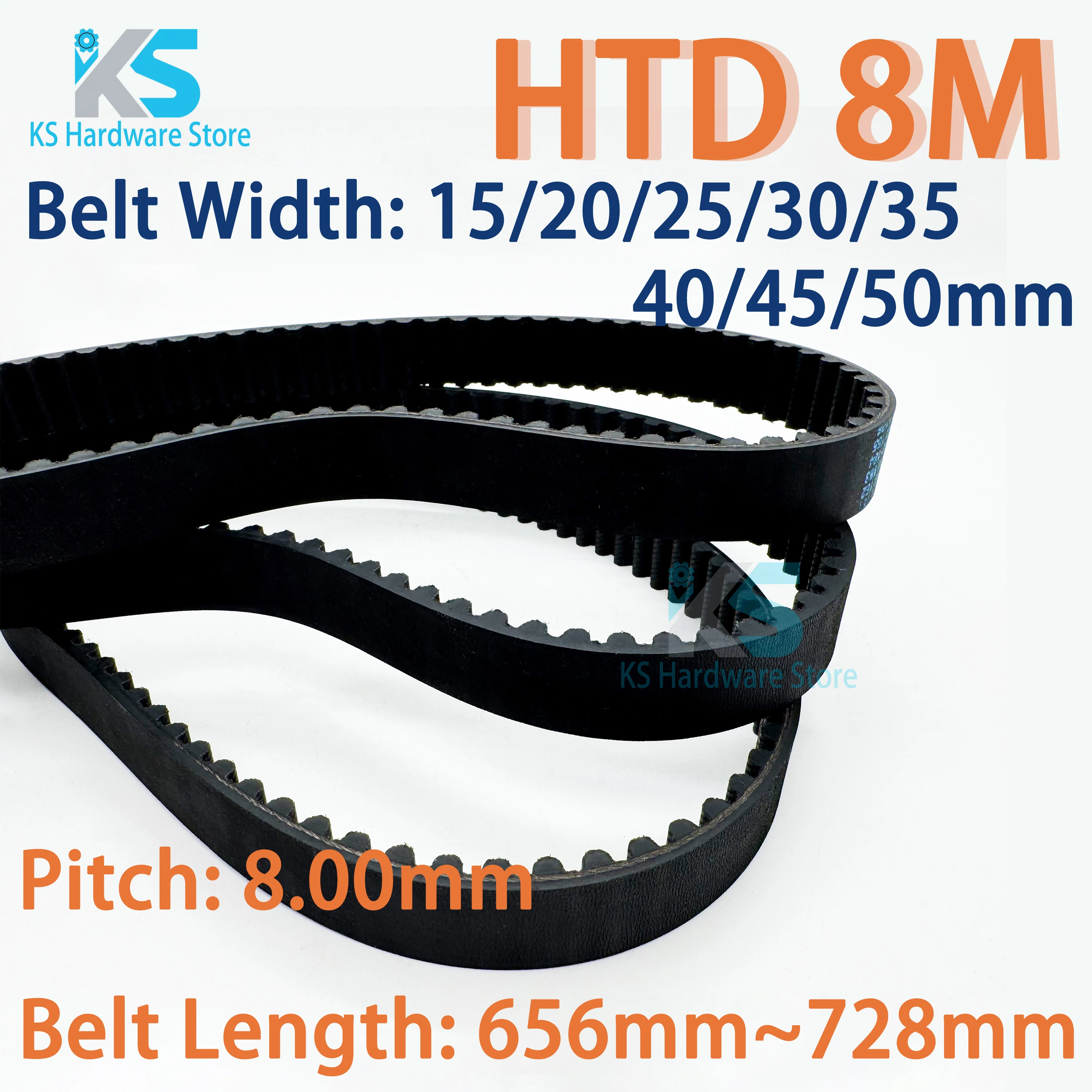 Htd 8m Timing Belt Closed Loop Drive Belt For Cnc Machines_voghion.com