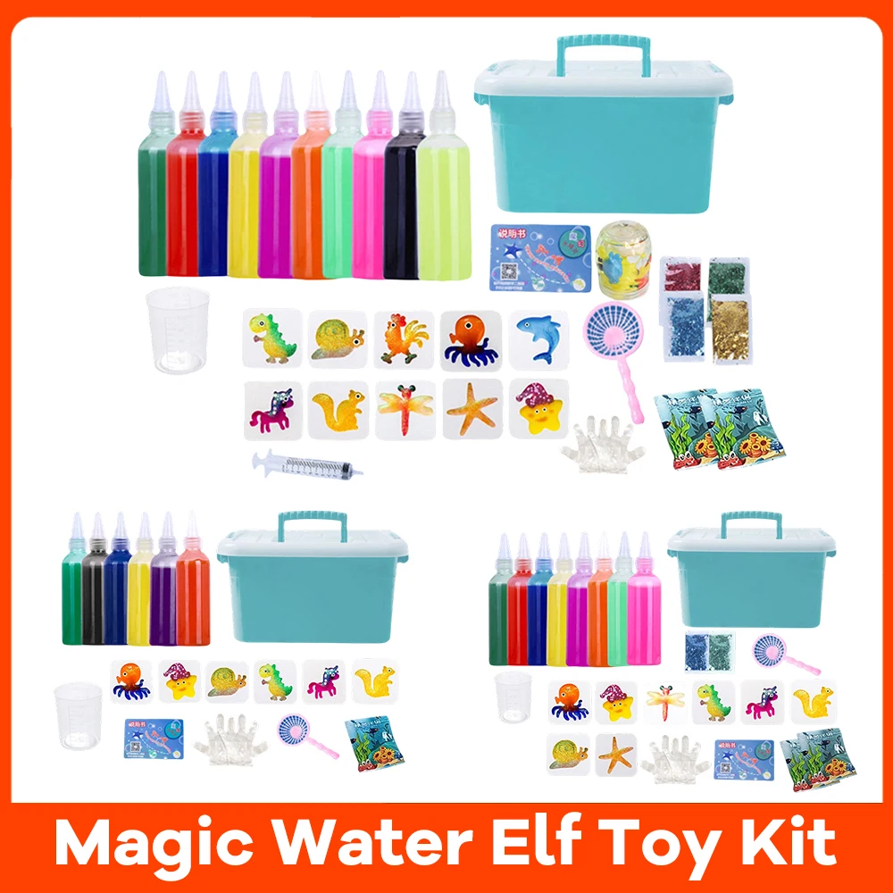 Magic Water Elf Toy Kit Aqua Fairy Water Gel for Kids Children Handmade DIY